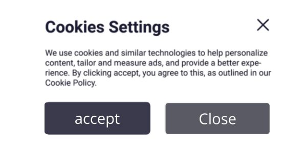 cookies settings
